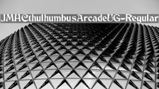 JMHCthulhumbusArcadeUG-Regular Font examples