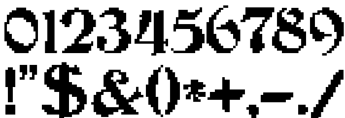 JMHCthulhumbusArcadeUGalt1-Regu Font OTHER CHARS