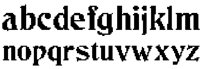 JMHCthulhumbusArcadeUGalt1-Regu Font LOWERCASE
