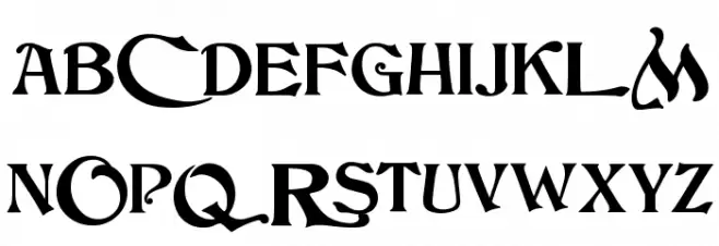 JMHCthulhumbusUGalt2-Regular Шрифта ВЕРХНИЙ