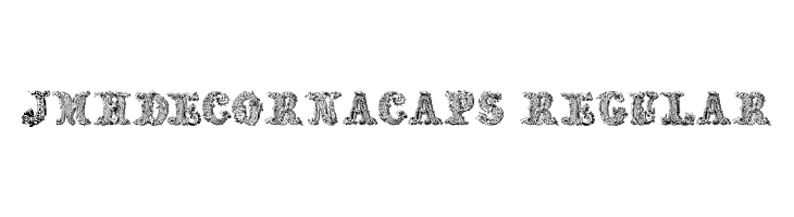 JMHDecornaCaps-Regular Fonte