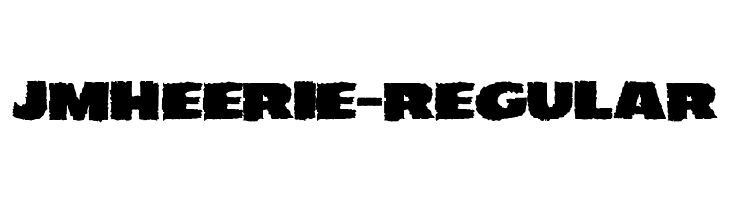 JMHEERIE-Regular  Free Fonts Download