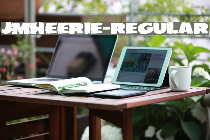 JMHEERIE-Regular Font examples