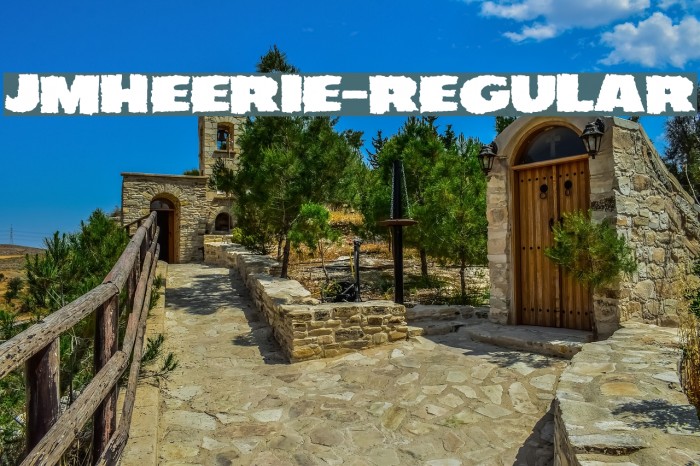 JMHEERIE-Regular Font examples