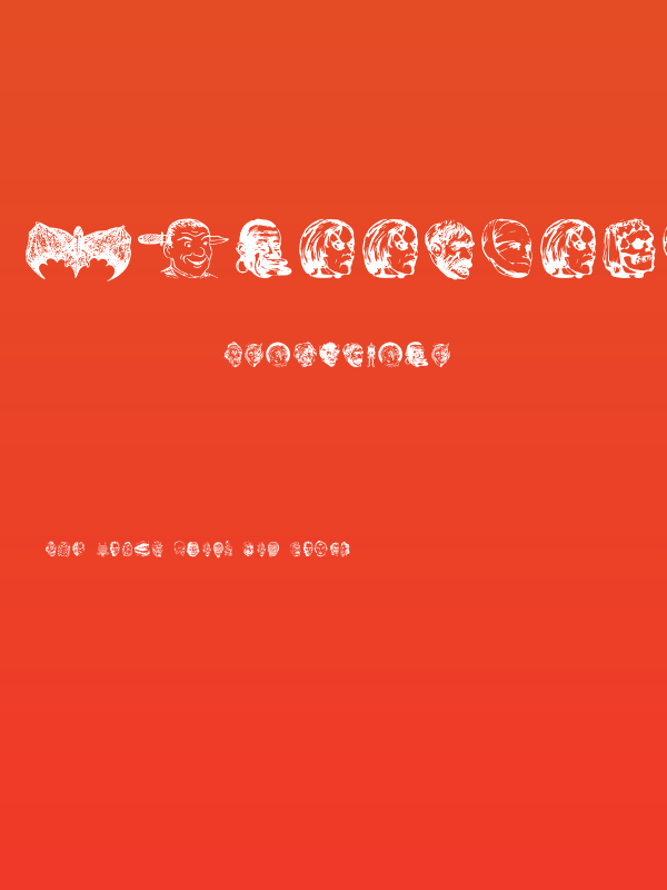 JMHEERIEDingbat-Regular Poster