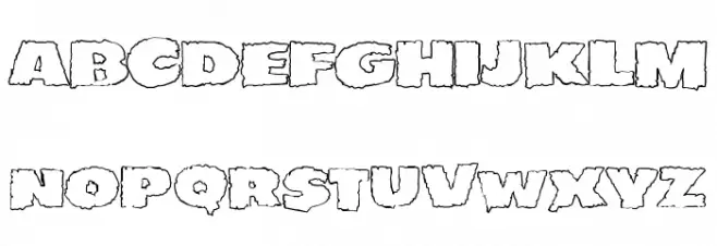 JMHEERIEOUT-Regular Шрифта ВЕРХНИЙ