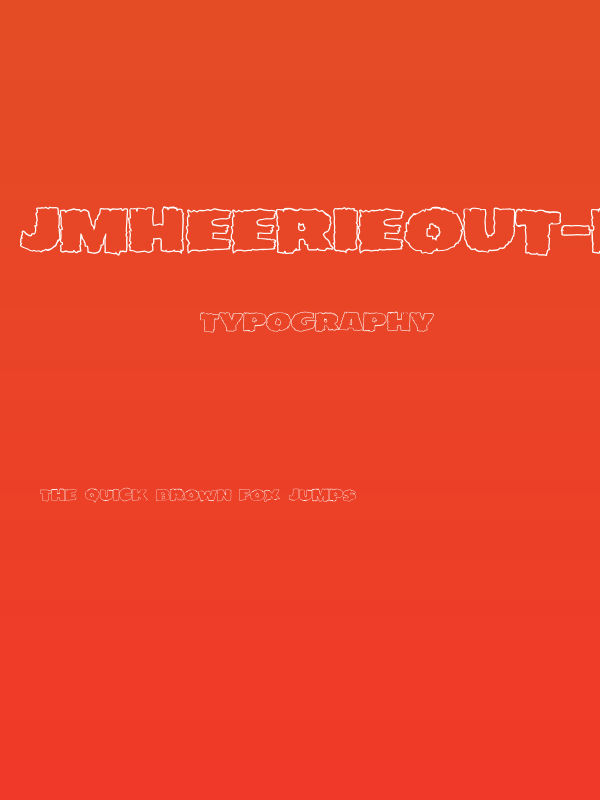 JMHEERIEOUT-Regular Poster