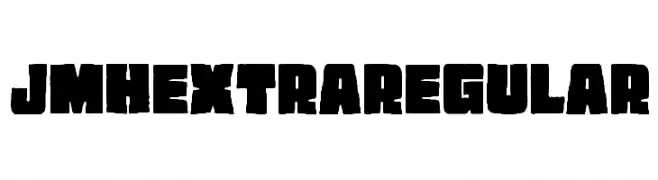 JMHEXTRA-Regular  font caratteri gratis