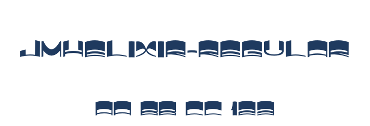 JMHElixir-Regular Font Preview