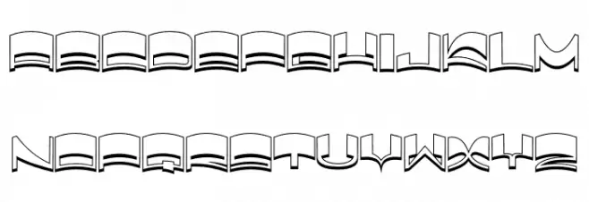 JMHElixirShadow-Regular Schriftart Groß
