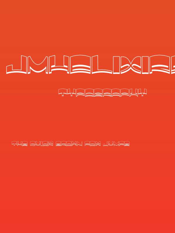 JMHElixirShadow-Regular Poster