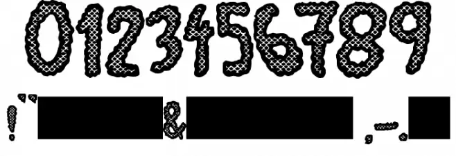 JMHEscamasBlack-Regular Font OTHER CHARS