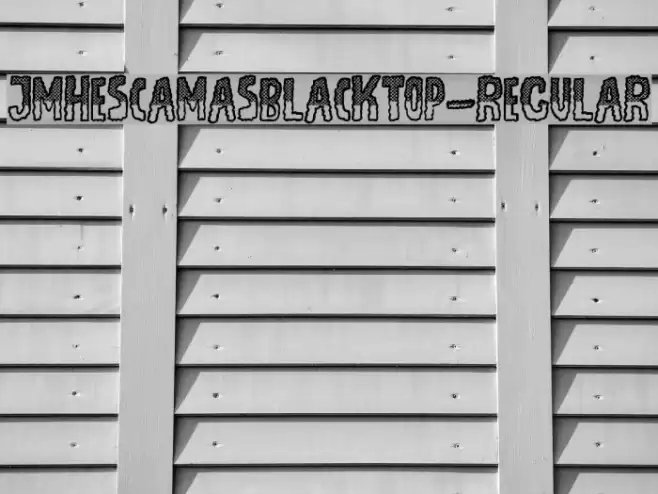 JMHEscamasBlackTop-Regular Polices examples