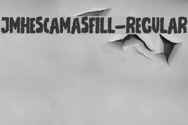 JMHEscamasFill-Regular Font examples