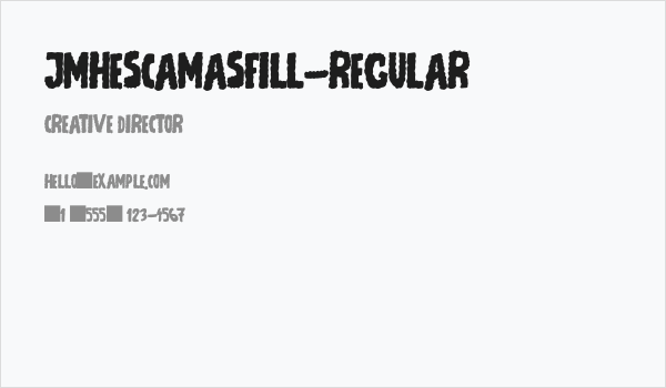 JMHEscamasFill-Regular Business Card