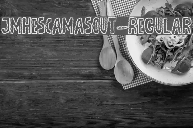 JMHEscamasOut-Regular Fonte examples