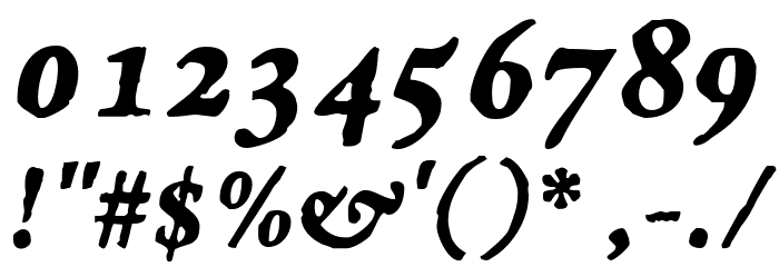 JMHEspinosa-BoldItalic Font Alte caractere
