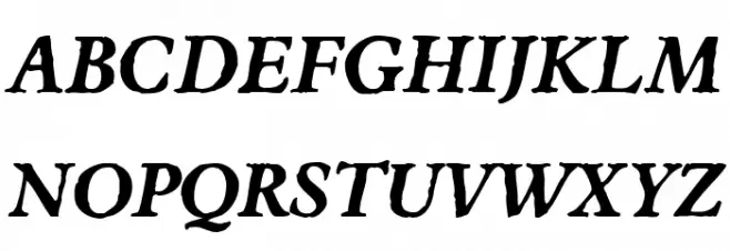 JMHEspinosa-BoldItalic Schriftart Groß