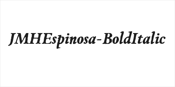JMHEspinosa-BoldItalic Logo