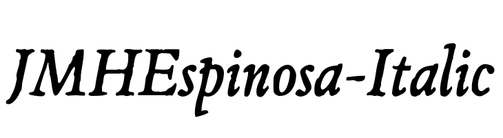 JMHEspinosa-Italic  لخطوط تنزيل
