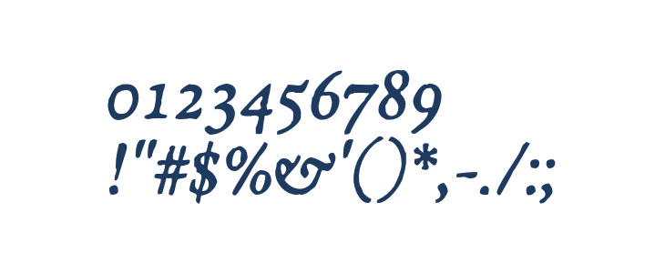 JMHEspinosa-Italic Other Characters