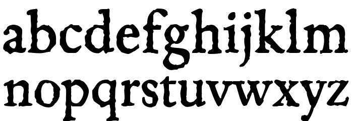 JMHEspinosa-Regular Font LOWERCASE