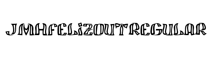 JMHFelizOut-Regular  font caratteri gratis