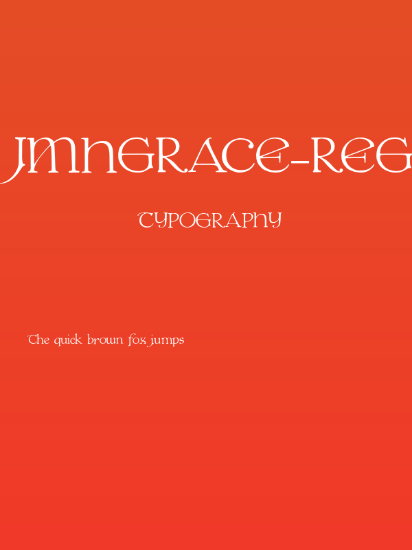 JMHGrace-Regular Poster