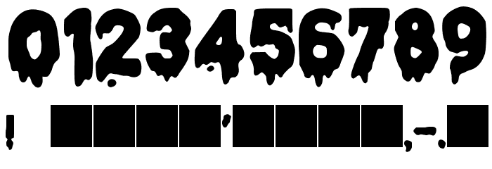 JMHHALLOWEEN-Regular Font OTHER CHARS