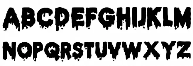 JMHHALLOWEEN-Regular Шрифта ВЕРХНИЙ