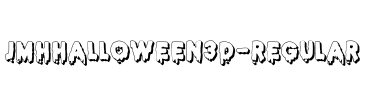 JMHHALLOWEEN3D-Regular Font