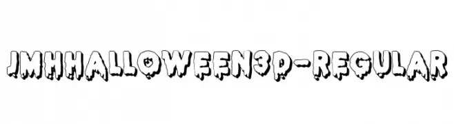 JMHHALLOWEEN3D-Regular  font caratteri gratis