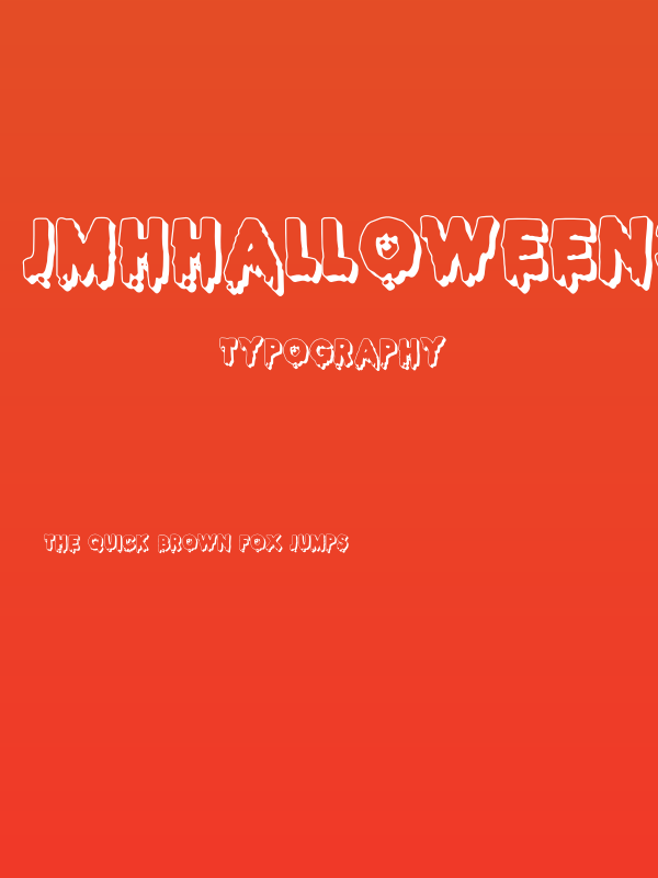 JMHHALLOWEEN3D-Regular Poster