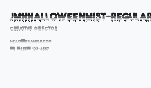 JMHHALLOWEENMIST-Regular Business Card