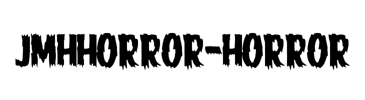 JMHHORROR-HORROR Font