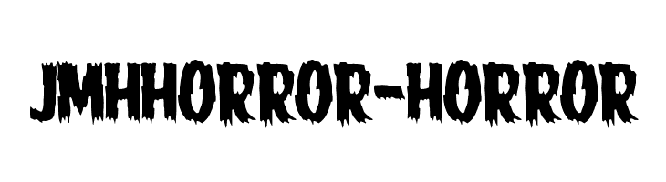 JMHHORROR-HORROR फ़ॉन्ट