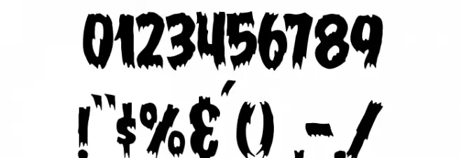 JMHHORROR-HORROR Font OTHER CHARS