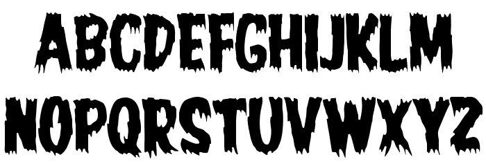 JMHHORROR-HORROR Font LOWERCASE