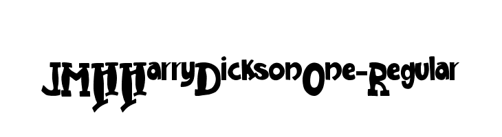 JMHHarryDicksonOne-Regular Polices