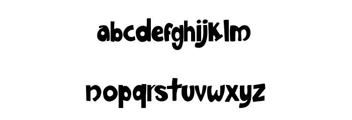 JMHHarryDicksonOne-Regular Font LOWERCASE