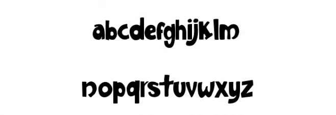 JMHHarryDicksonOne-Regular 字体 小写