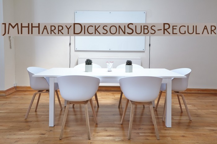 JMHHarryDicksonSubs-Regular Schriftart examples