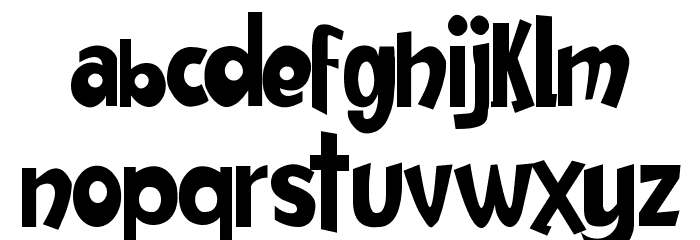 JMHHarryDicksonTwo-Regular Font LOWERCASE