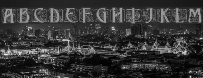 JMHIllusCapsBlack-Regular Font examples