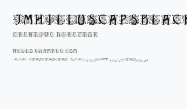 JMHIllusCapsBlack-Regular Business Card
