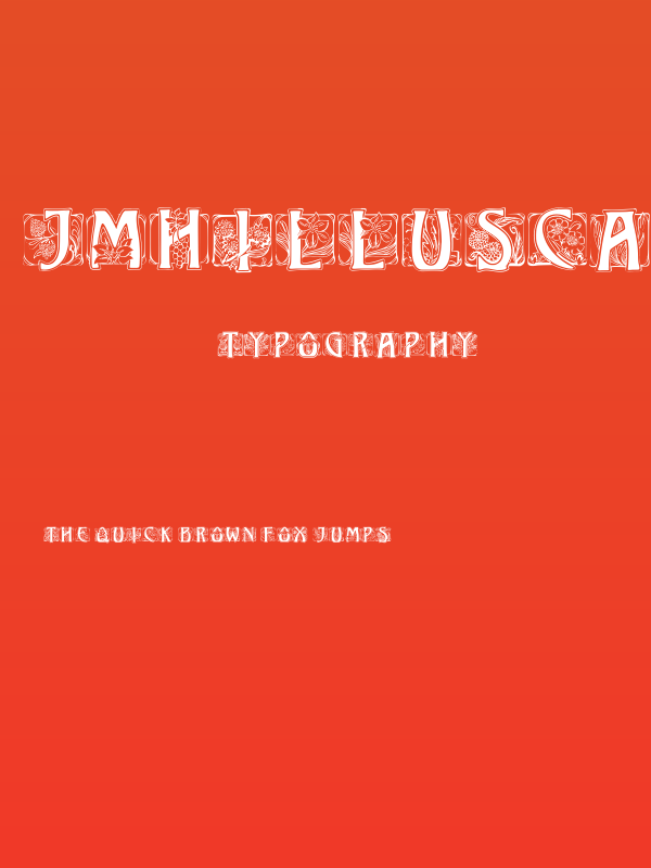 JMHIllusCapsBlack-Regular Poster