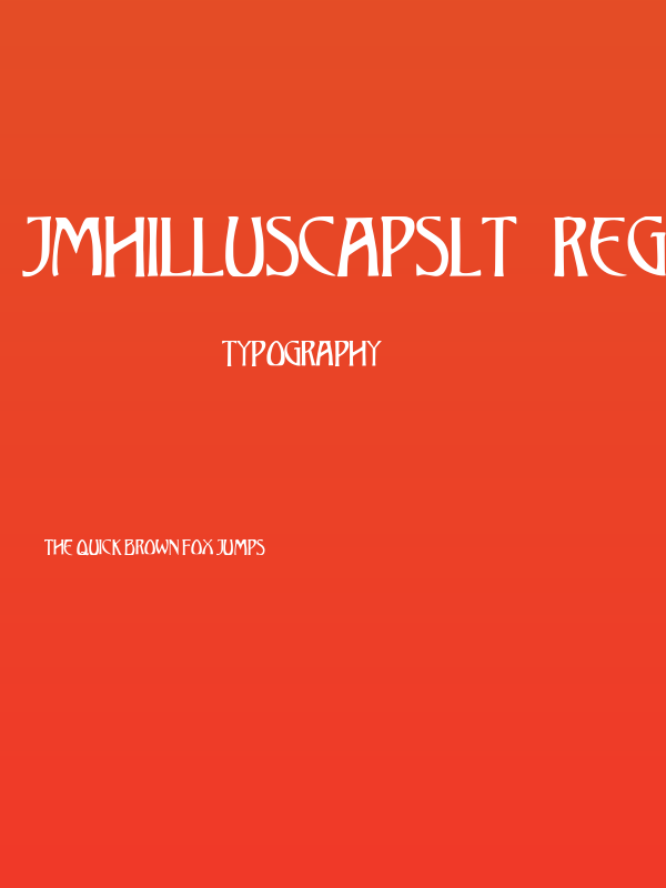 JMHIllusCapsLT-Regular Poster