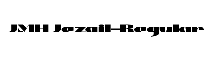 JMHJezail-Regular  नि: शुल्क फ़ॉन्ट्स डाउनलोड