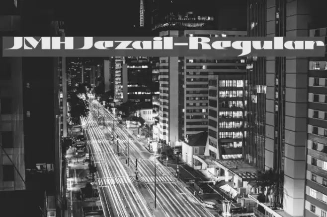 JMHJezail-Regular Font examples