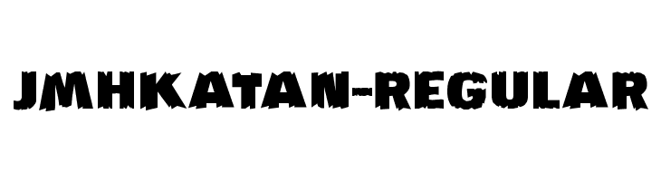 JMHKATAN-Regular  Frei Schriftart Herunterladen